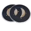 DUANSIYU Corone per Bicicletta 1 PCS 130 BCD Corona della Bicicletta A Scatto Fisso Pista Bici Ruota di Catena Anello Singola velocità 44T 46T 48T 50T 52T 53T(130BCD 50T)