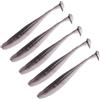 Cabilock 5 Pezzi Esche Artificiali da Pesca Morbide, Soft Lure in Plastico, 13cm 9g, Nero Dorso Bianco Ventre, Riutilizzabili, per Torrenti e Fiumi, per Appassionati di Pesca