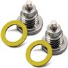 BUDZAVHIC 2 PZ 8M0058389 Marine Magnetic Outdrive Scatola Ingranaggi Tappo di Scarico Vite Guarnizione 22-8M0058389 22-67892A06 22-67892A1 22-67892