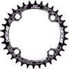 DUANSIYU Corone per Bicicletta 104BCD Rotondo Stretto Largo Corona MTB Mountain Bike Bicicletta 32T 34T 36T 38T Guarnitura Piastra Dente Parti 104 BCD(34T)