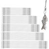 SHENGH 100 Pezzi Leader Filo da Pesca in Acciaio Inossidabile