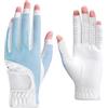 Zpengtai Guanti Golf 1 paio di guanti da golf donna in rete traspirante con protezione solare, for le dita della mano sinistra e destra