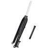 NIKANXIA Forcella MTB Rigida 26/27,5/29 15x100 1-1/8 Dritta Disc Lega Ultraleggera(Black+Gray 100mm,27.5in)