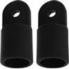 HOLIDYOYO 2 Pezzi Bimini Top Eye End cap, Tappo per Occhiello Bimini, Nylon Nero, per Tubo da 7/8 (22mm), per Kayak e Barca da Pesca, Hardware per Tenda Parasole