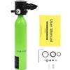 DHQCQL Mini borraccia subacquea da 0,5 l, serbatoio di ossigeno da 200 bar per immersioni, riutilizzabile, supporto per serbatoio polmonare per 5-10 minuti di respirazione subacquea, bottiglia per