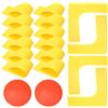 Tofficu Marcatori Spot Rotondi per Allenamento Calcio, PVC Giallo