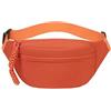 WISEHUBY Marsupio da donna con cerniera, borsa a tracolla per sport all'aria aperta, borsa a tracolla casual da viaggio da donna, borsa per denaro-arancione