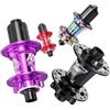 LongTing MTB 120 Click Hub 6 Cuscinetti Bici Anteriore Posteriore 28 32 36 Fori QR | Bicicletta Mass Thunder Noisy Cube 6 Mozzi Nottolino TH390 Freno a Disco