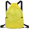 HGENAHGTF Borsa da fitness impermeabile in tessuto Oxford borsa da palestra grande capacità zaino sportivo per escursionismo arrampicata nuoto zaino in tessuto Oxford per palestra, Giallo, One Size