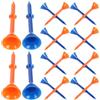 VALICLUD 40 Pezzi Tee da Golf in Plastica 3-1/4 Pollici a Coppa Grande | Tappeti da Pratica e Pallina, per Tornei e Driving Range, Struttura Sottile e Stabile