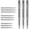 Mission Darts Mission R2.5 Rapid GV2 - Punte per freccette con punta in acciaio, 30 mm, colore: Argento, 40 mm