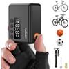 Tavaler Mini pompa elettrica per bicicletta | pompa elettrica per bicicletta con manometro | 130 PSI Mini compressore bicicletta per bici da strada, e-bike, mountain bike, city bike