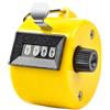 FACAIIO Portatile leggero del contatore meccanico del dito per gli eventi (giallo)