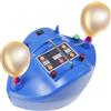 Generic Pompa elettrica per palloncini con pedale, doppio foro, velocità e timer regolabili, gonfiaggio quantitativo, gonfia più palloncini contemporaneamente, decorazione per feste
