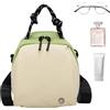 Generisch Zaino con cerniera e tracolla rimovibile, verde e bianco., Siehe Beschreibung, Vedi descrizione | Zaino e borsa a tracolla per uomo e donna, viaggi, scuola, picnic, campeggio, shopping