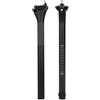Generico Reggisella Bici in Carbonio 27.2/31.6mm 400mm Nero Opaco | Tubo sella for MTB e bici da strada, fibra di carbonio, diametro 27.2/31.6mm, lunghezza 350/400mm