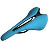 Generico Sella Bici Traspirante, Cuscino Sella Eva Stretto 258x140mm | Per mountain bike; TS50, scocca in plastica/PVC, archetto in acciaio cromo molibdeno 7x7mm, 210+/-5g