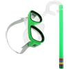 GATHINESS Set Snorkeling Verde in Silicone Ps, Visione Estesa | Antiappannamento e Tenuta Ermetica, Protezione Occhi e Respiro, per Piscina e Spiaggia