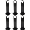 Amosfun Supporti Coni Calcio 6 Pezzi, Portaconi Disc Plastica PP Nero
