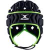 Gilbert Casco da rugby Gilbert Octane, nero/verde, taglia XXS