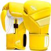 Hayabusa T3 Guantoni da Boxe per Polso Splintato e Protezione Nocche Unisex, Chiusura Dual-X con Gancio e Anello, Imbottitura Nocche in Schiuma a 5 Strati - Giallo Fluo, 10oz