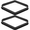 Kukyller Biliardo 9 Palline Tavolo da Biliardo Portapalle 2PCS Tavolo da Biliardo in plastica