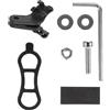 GALPADA Supporto Numero Bici da Gara Clip per Manubrio Nero | Plastica e Metallo, Anti-scivolo e Antigraffio, Leggero e Facile da Installare