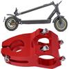 Bibulkoye Attacco Manubrio Universale da 23,5 mm di Diametro in Lega di Alluminio per SmartGyro per KuKirin (Red)