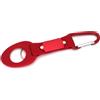 POPETPOP 6 Pezzi Clip Porta Borraccia con Fibbia a Gancio, Portabicchiere Portatile in Alluminio, Gomma e Nylon, Mani Libere, AntiGraffio, per Borraccia e Bottiglia di Soda, Colore Casuale
