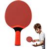 Generico Mazza da pong in, racchetta resistente e impermeabile | Impugnatura in silicone antiscivolo, per bambini, giocatori principianti, di racchette per interni ed esterni