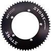 DUANSIYU Corone per Bicicletta 144BCD Fixed Gear Round Chain Ring Track Bike 47 48 49 50 51 52 53 54 55 56 57 58 59 60T 144 Bcd Dente(58T)