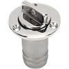 Generic 316 Stainless Steel Oval Garboard Drain Plug Vent Connector Fitting Boats