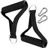 ZQINGQING Accessori Palestra Triceps Biceps Training Rowing Handle Back Lever Exercise Handles LAT Pull Down Straight Rotating Bar for Pulley Cable Machine