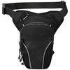 wanhaoaony Marsupio Gamba Moto Borsa da moto antipioggia riflettente foro for auricolari cintura viaggio for coscia(Gray)