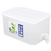 POPETPOP Contenitore D'Acqua con Rubinetto 5l in Plastico Bianco | Campeggio e Tempo , Chiusura Ermetica, senza Perdite, Tanica per Liquidi Potabili