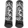 SHINEOFI Impugnature Manubrio Mountain Bike Antiscivolo Soft Coperture Manopole Bici Assorbenti Sudore Accessori Manubrio Nero Bianco per Ciclismo Quotidiano e Fuoristrada