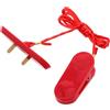 ABOOFAN Chiave di Sicurezza con Doppio Inserto Rosso per Tapis | Interruttore di Arresto, Plastico e Lamina di Rame, Compatibilità Ampia
