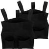 SHINEOFI 2 Pezzi Borsa per Softball con Ruote Borsa per Arbitro Oxford Nero Grande Capacità Tasche Laterali e Cintura per Gare e Golf