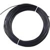 BildeeMait Lenza da pesca monofilamento da 30 m, 1,6 mm/1,8 mm/2 mm, in nylon, ad alta resistenza, bassa elasticità, per pesca subacquea, nera o trasparente