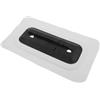 iplusmile Adattatore per Sup per Pinna Centrale Tavola Surf 9 Pollici Bianco Pvc | Montaggio Rapido, Resistente All'usura, per Box Pinna Gonfiabile e Tavola