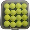 Generic Set di 16 galleggianti di forma rotonda, colori assortiti, galleggianti per pesca a mosca, perline galleggianti per attività all'aperto