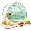 Generisch Tenda parasole facile da montare, pieghevole, portatile, per esterni | Gazebo da spiaggia per giardino, cortile, parco, viaggi, vacanze, feste, campeggio e picnic all'aperto