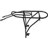 ABOOFAN Porta Pacchi Bici Posteriore in Lega di Alluminio Nero | Bici Pieghevoli e Bicicletta, Uso Outdoor Cycling, Design Semplice, Struttura Stabile