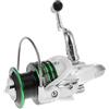 MOKKHNB Mulinello da Pesca Metallico Hc5000 Bianco per Pesca in Mare | Struttura Interamente in Metallo, Resistente All'acqua, Impugnatura Confortevole, Stile