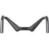 Generico Manubrio bici da pista in fibra di carbonio, compatibile con VeloBuild | VB-024H, carbonio pieno, morsetto 31.8mm, 340mm 360mm 380mm