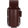 Nify Portabottiglie in pelle marrone, cintura per birra con forma di fondina stabile, porta bottiglie di birra sulla cintura, come portabevande per feste, campeggio e attività all'aperto, marrone