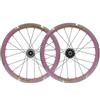 LSRRYD Set di ruote per bici pieghevoli BMX da 16 pollici con volano 11T | Set di ruote del V Brake, apertura 74/85mm, velocità singola 20H, cerchi in lega a doppia parete 22mm