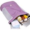 Generic Draw String Back Bag con scomparto per scarpe zaino in rete impermeabile, Viola, Refer to description, Unisex