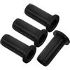 ifundom 4 Pezzi Manicotto in Plastica per Blocco Remi Design Multifunzionale e Installazione Semplice, Inserto Resistente per Accessori Barca e Kayak Nero