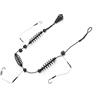 Cryfokt Set di Gabbie per Ami da Pesca con Alimentatore a Molla, Esche da Pesca in Acciaio Ad Alto Tenore di Carbonio con Ganci Multipli per Attrezzatura da all'aperto, Kit Portatile (30 g)